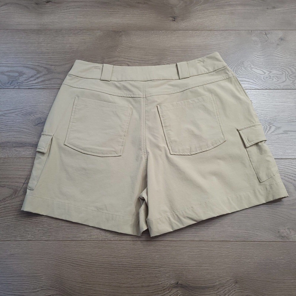 Alder Shorts Women Extra Large Beige Gorpcore Casual Outdoor Nylon Cargo Stretch